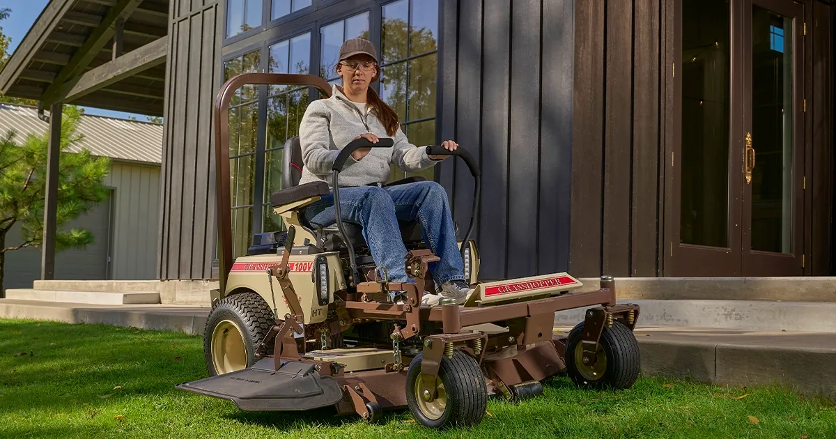 Grasshopper 100V MidMount | Compact Zero-Turn Mowers